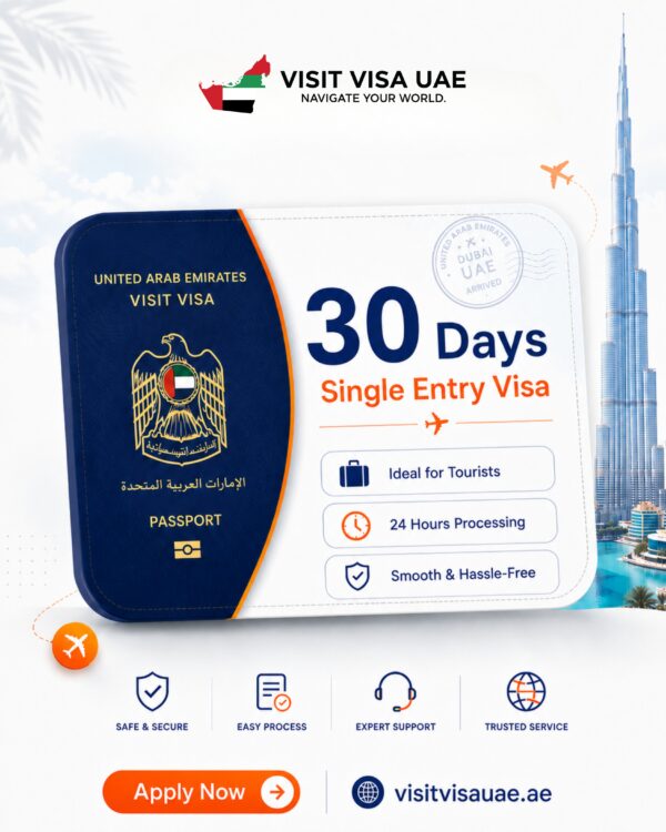 30 Days Single Entry Visa