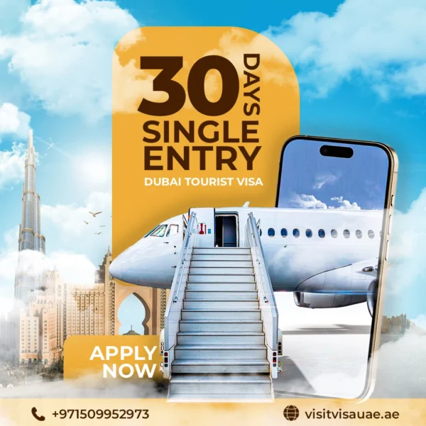 30 Days Single Entery Dubai Visa