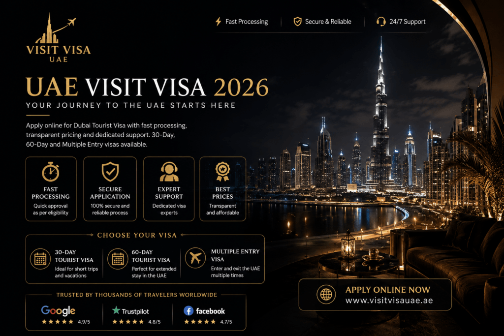 Apply Dubai Tourist Visa Online Fast