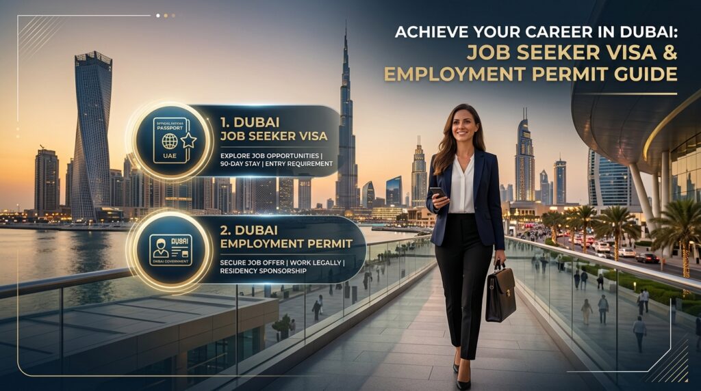 How to Get a Job in Dubai 2026 - Job Seeker Visa vs Visit Visa Complete Guide