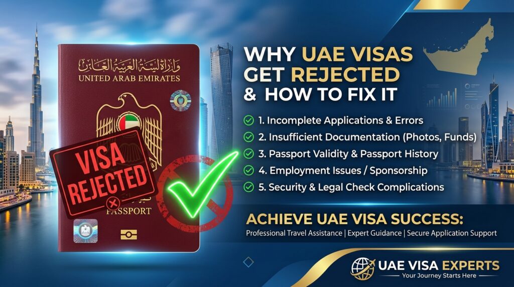Why UAE Visa Rejected in 2026 - Top Reasons and Solutions